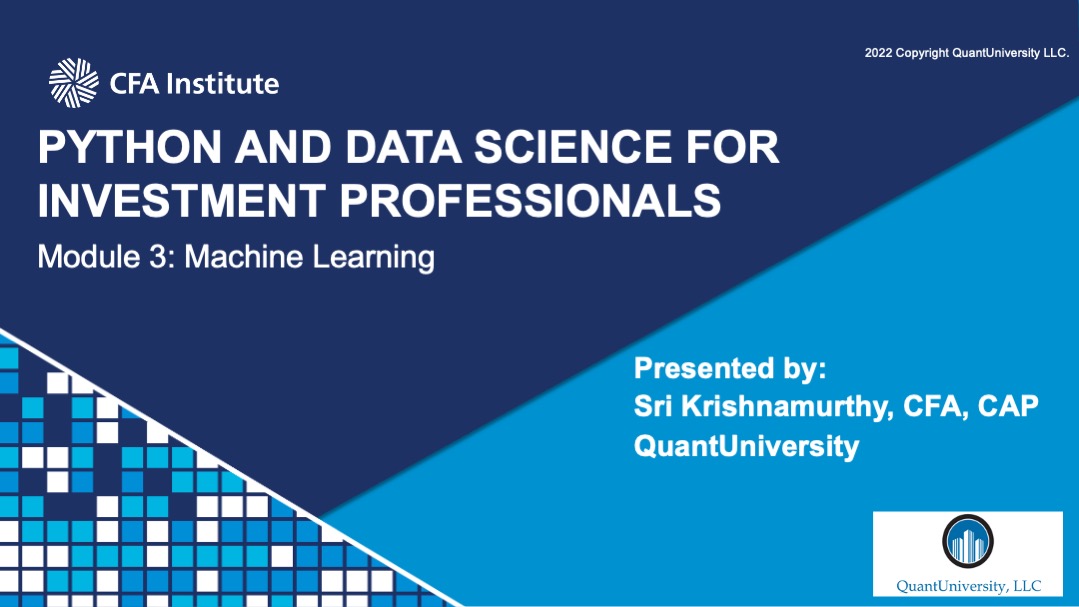 C3-Module 3: Machine Learning Part-2